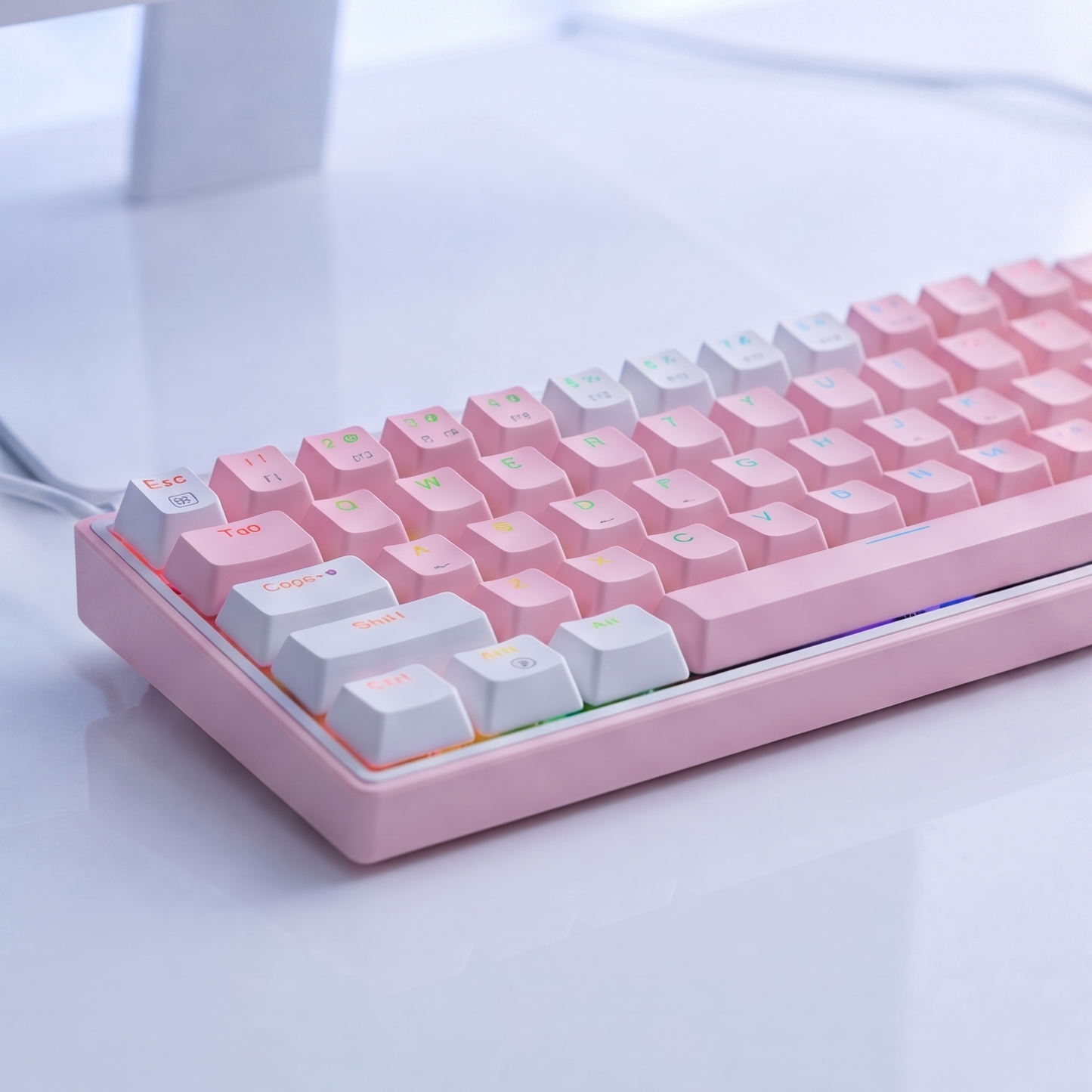 Redragon K617 61-Key Mechanical Keyboard with Hot-Swap