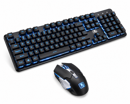 Wireless RGB Gaming Keyboard and Mouse Set
