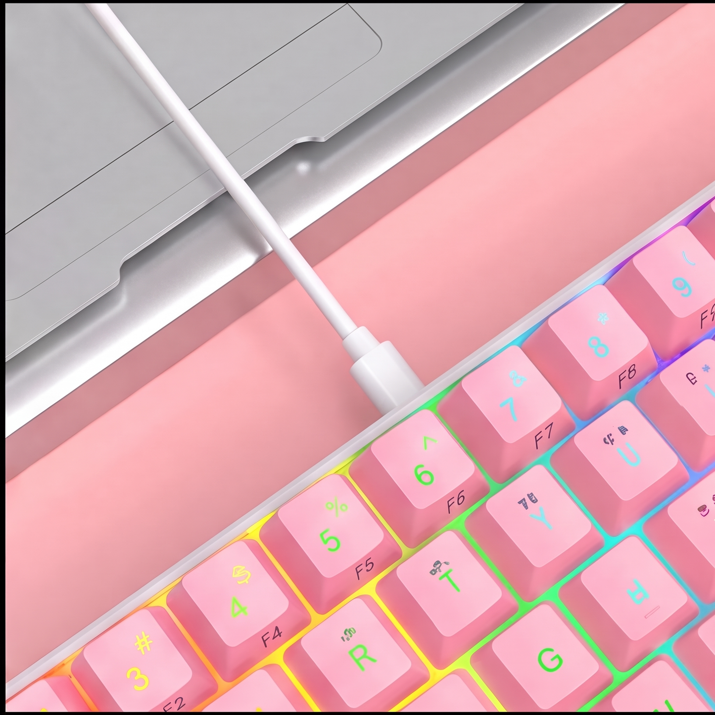 Wired 61-Key Membrane Keyboard