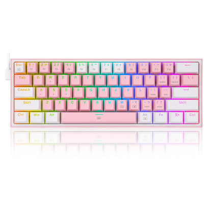 Redragon K617 61-Key Mechanical Keyboard with Hot-Swap