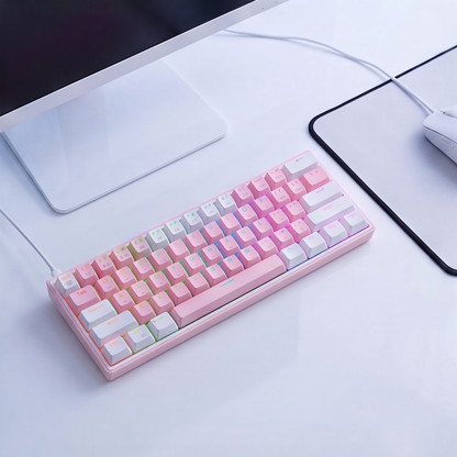 Redragon K617 61-Key Mechanical Keyboard with Hot-Swap