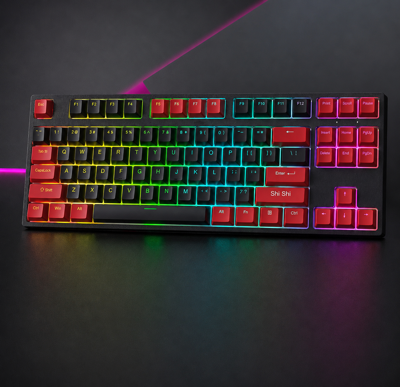 Custom Axis 87-Key RGB Gaming Keyboard