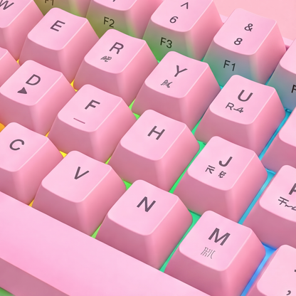 RGB 61-Key Wired Gaming Keyboard with RGB Backlight