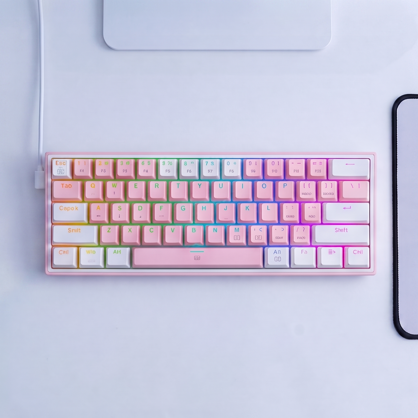 Redragon K617 61-Key Mechanical Keyboard with Hot-Swap