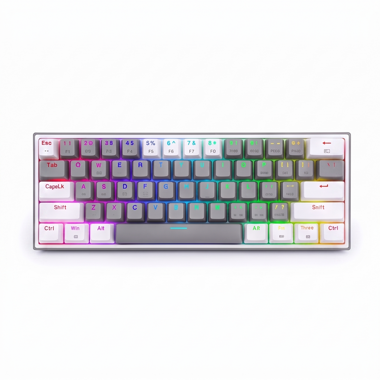 Redragon K617 61-Key Mechanical Keyboard with Hot-Swap