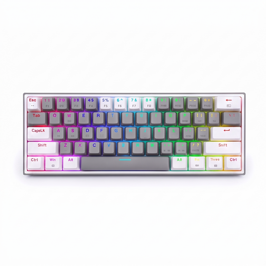 Redragon K617 61-Key Mechanical Keyboard with Hot-Swap