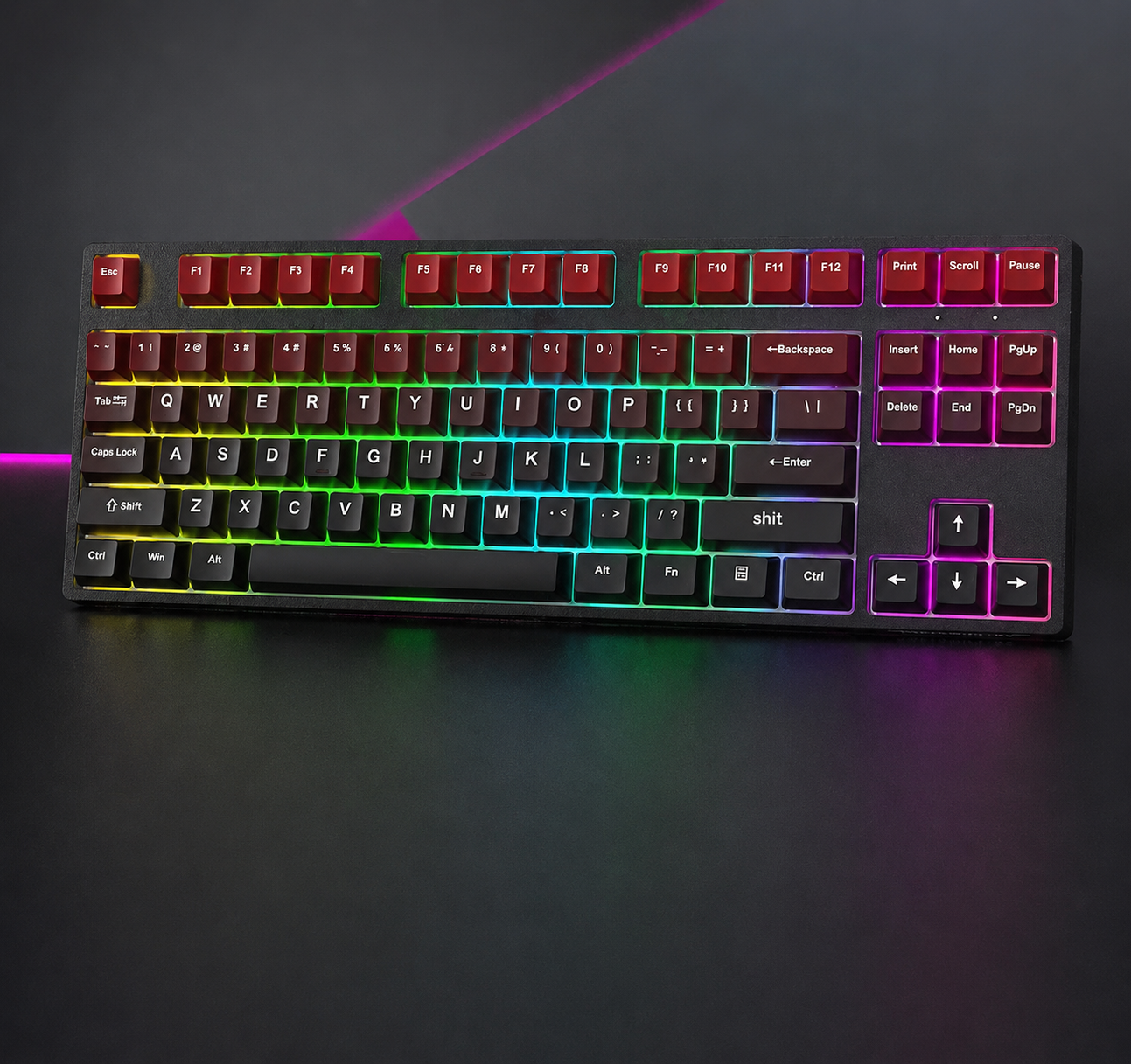 Custom Axis 87-Key RGB Gaming Keyboard