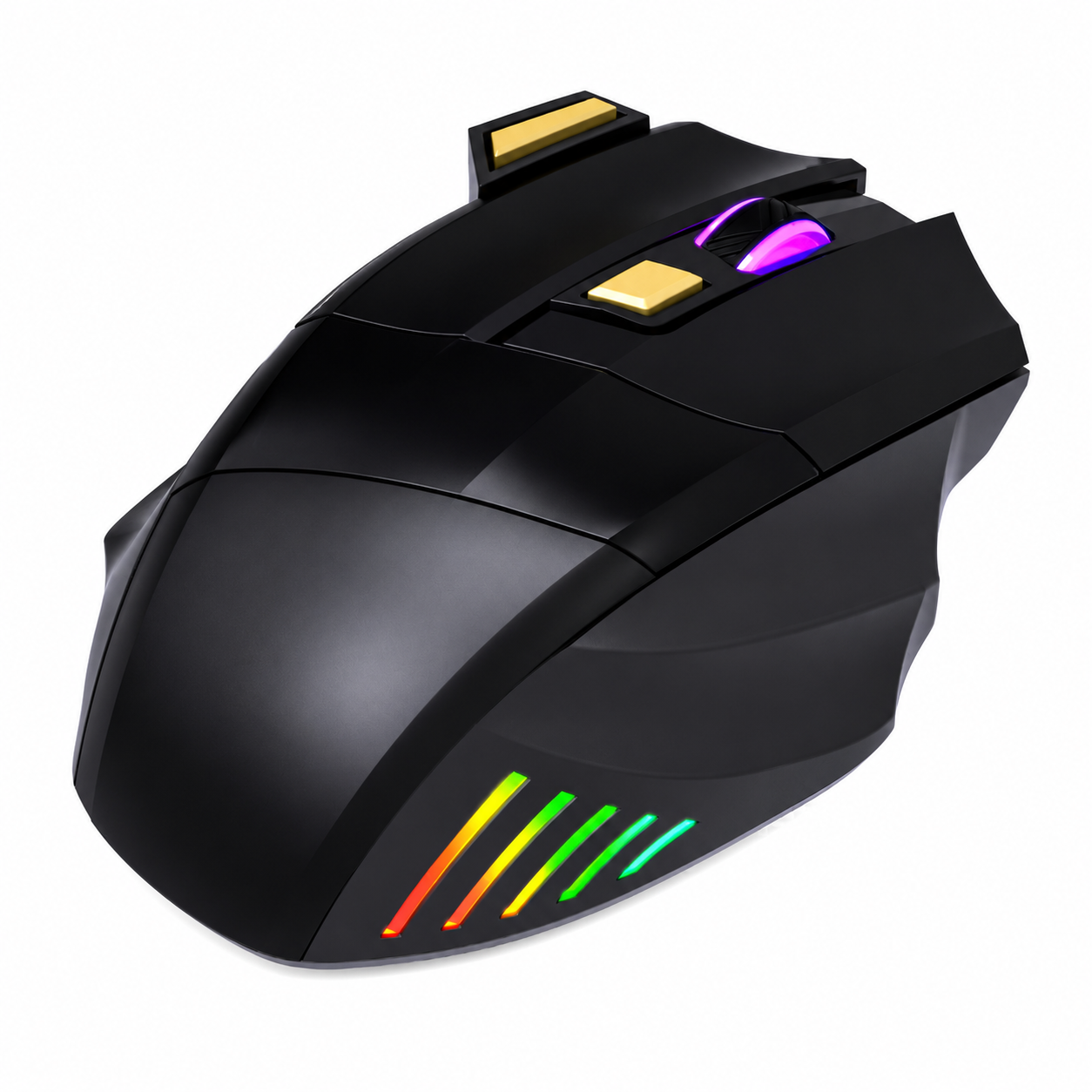 Ergonomic Rechargeable Wireless RGB Gaming Mouse
