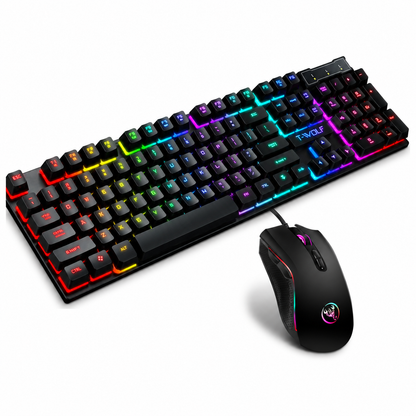 RGB USB Wired Gaming Keyboard with Floating Keys